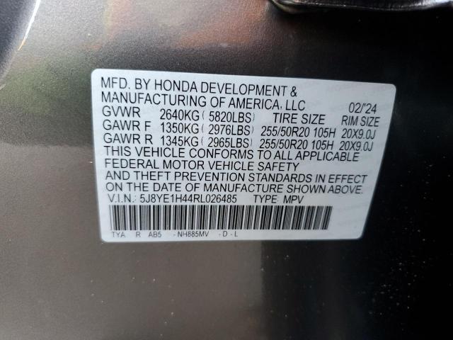 2024 Acura Mdx Technology VIN: 5J8YE1H44RL026485 Lot: 53909514