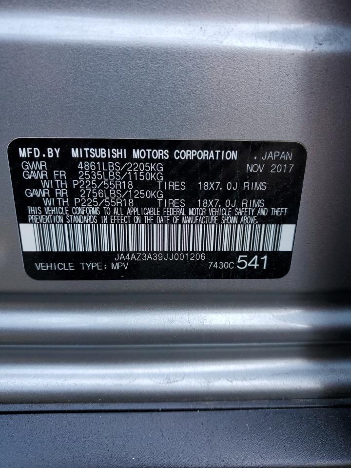 JA4AZ3A39JJ001206 2018 Mitsubishi Outlander Se