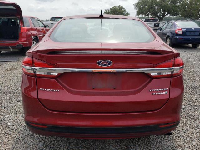 2018 Ford Fusion Titanium/Platinum Hev VIN: 3FA6P0RU9JR120124 Lot: 54992384