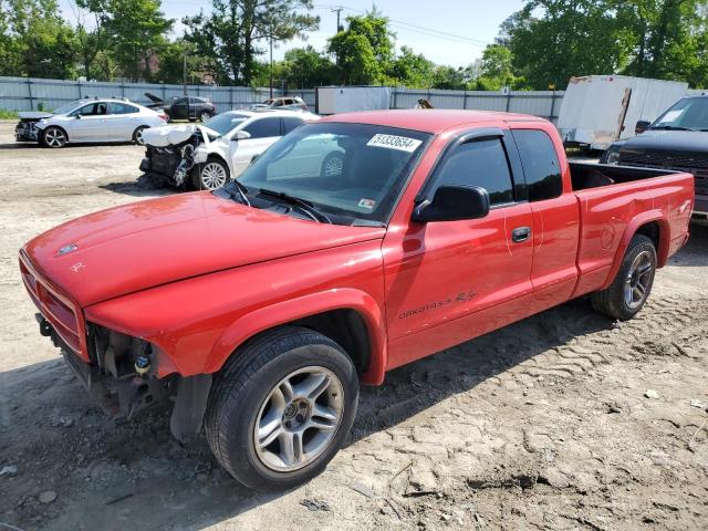 Lot #2523649409 2002 DODGE DAKOTA SPO salvage car