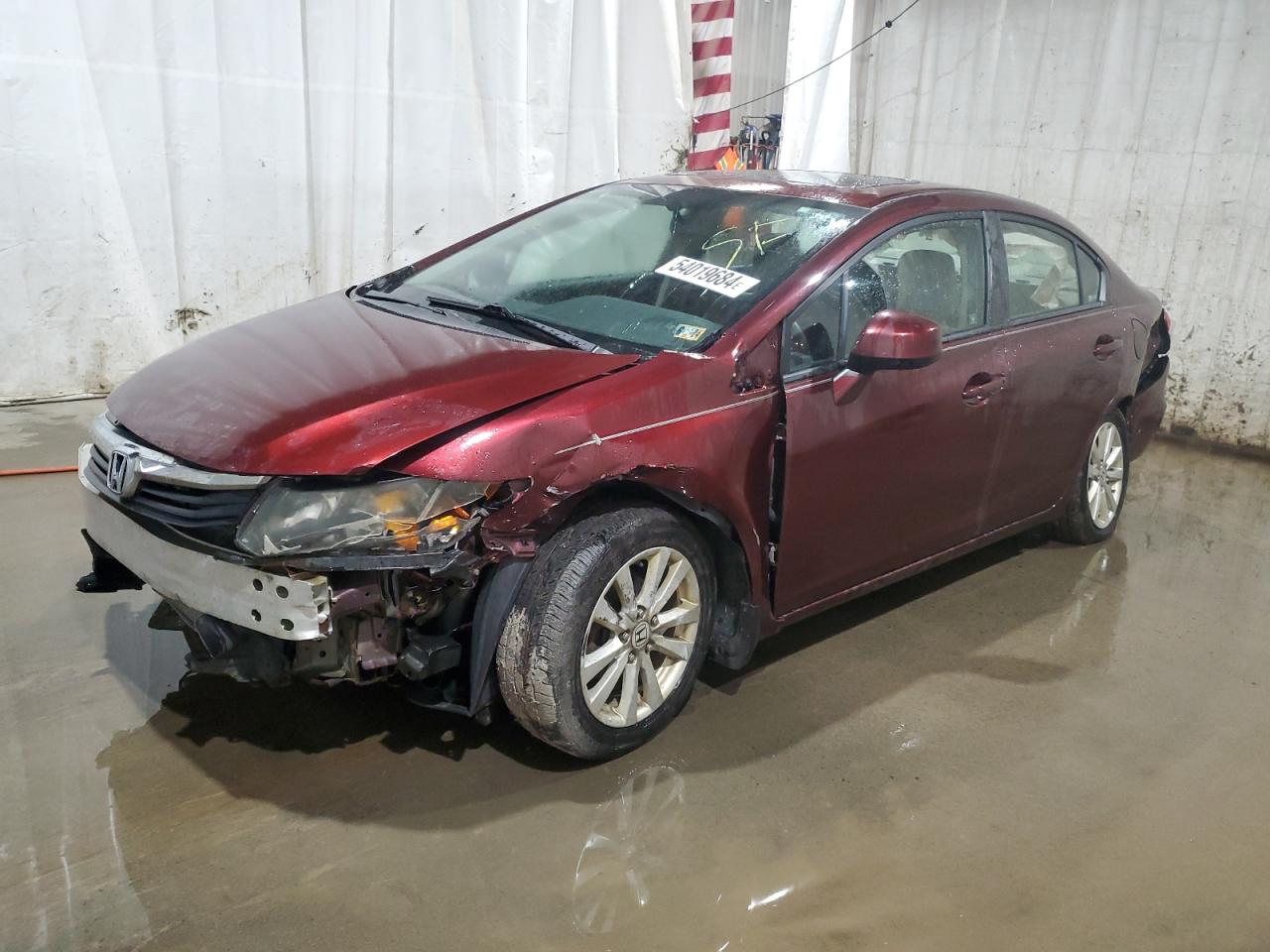 19XFB2F89CE340742 2012 Honda Civic Ex