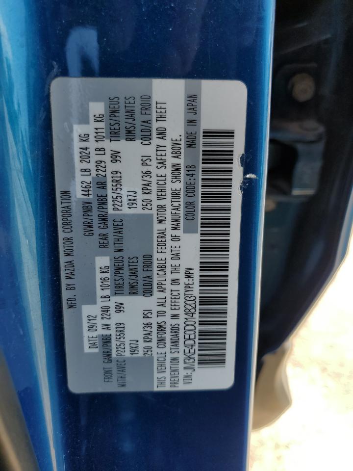 JM3KE4DE0D0148203 2013 Mazda Cx-5 Gt