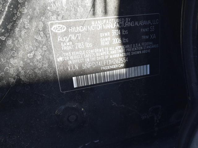 5NPD74LF1JH262554 2018 HYUNDAI ELANTRA - Image 12