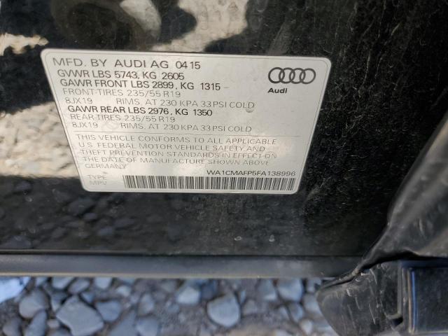 2015 Audi Q5 Tdi Premium Plus VIN: WA1CMAFP5FA138996 Lot: 56604094