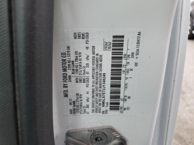 2018 Ford Transit Connect Xl VIN: NM0LS7E72J1348249 Lot: 55365144