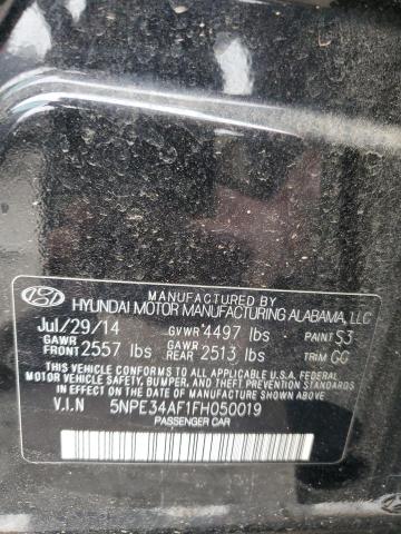 2015 HYUNDAI SONATA SPO - 5NPE34AF1FH050019