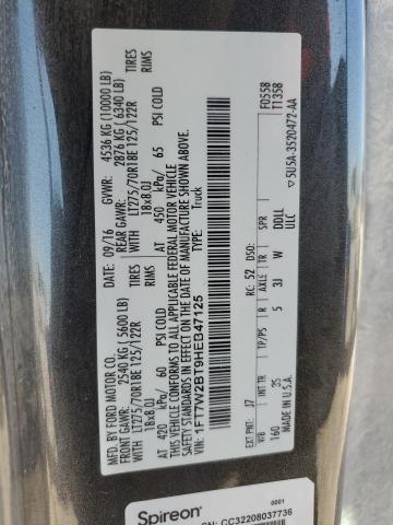 2017 Ford F250 Super Duty VIN: 1FT7W2BT9HEB47125 Lot: 55759774