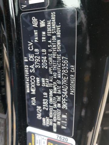 2024 Kia Forte Gt Line VIN: 3KPF54AD7RE783567 Lot: 53760734
