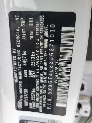 2018 Kia Optima Lx VIN: 5XXGT4L33JG271010 Lot: 54635214