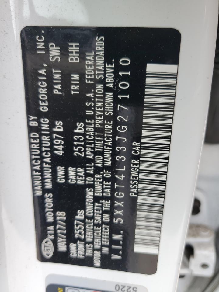 5XXGT4L33JG271010 2018 Kia Optima Lx