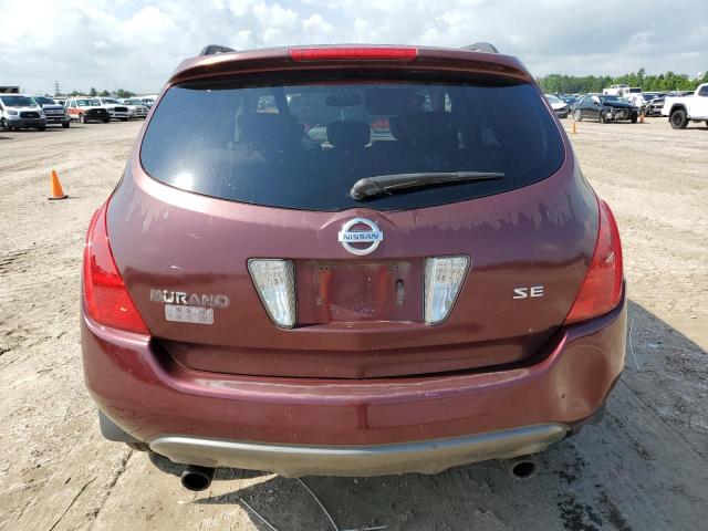 2005 Nissan Murano Sl VIN: JN8AZ08T75W305934 Lot: 56401274