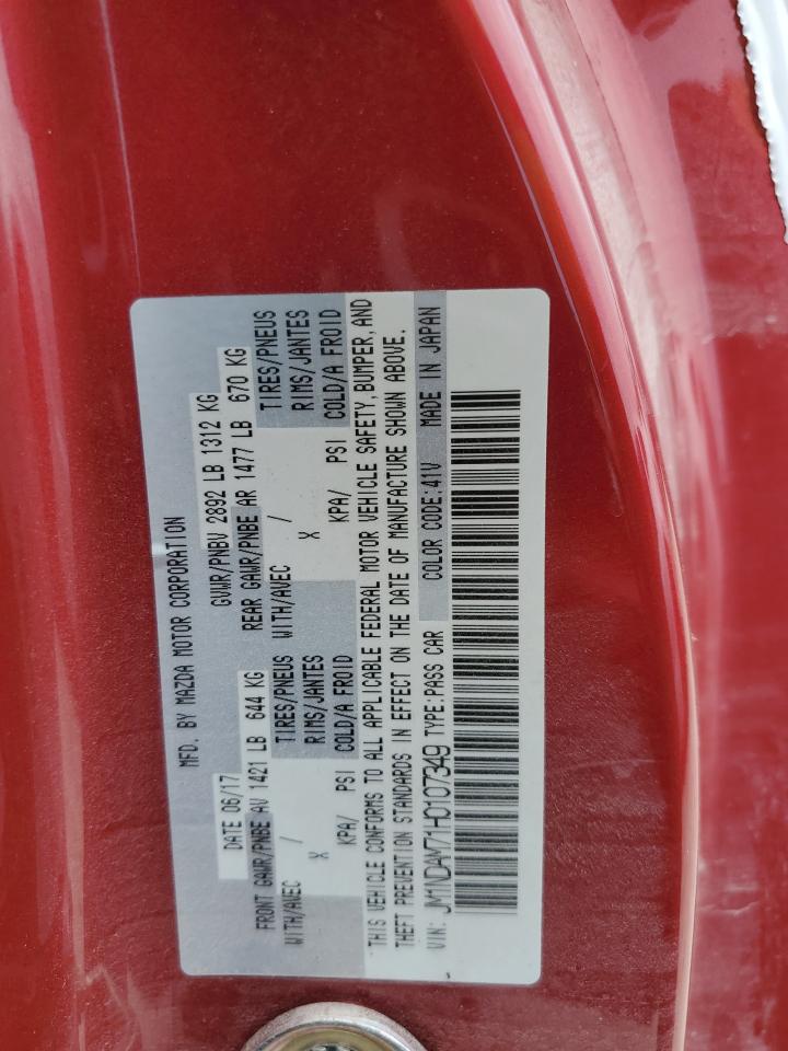 JM1NDAM71H0107349 2017 Mazda Mx-5 Miata Grand Touring