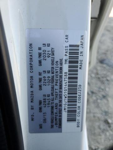 2016 Mazda 6 Grand Touring VIN: JM1GJ1W51G1447588 Lot: 55840224