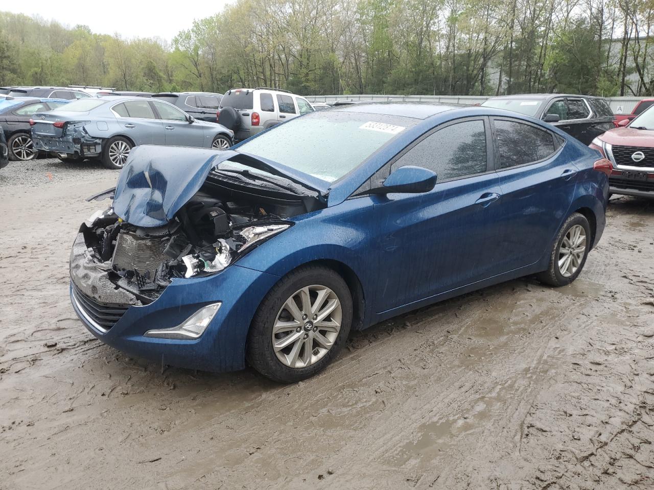 KMHDH4AEXEU133453 2014 Hyundai Elantra Se