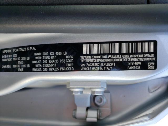 2020 JEEP RENEGADE T - ZACNJBC15LPL62341