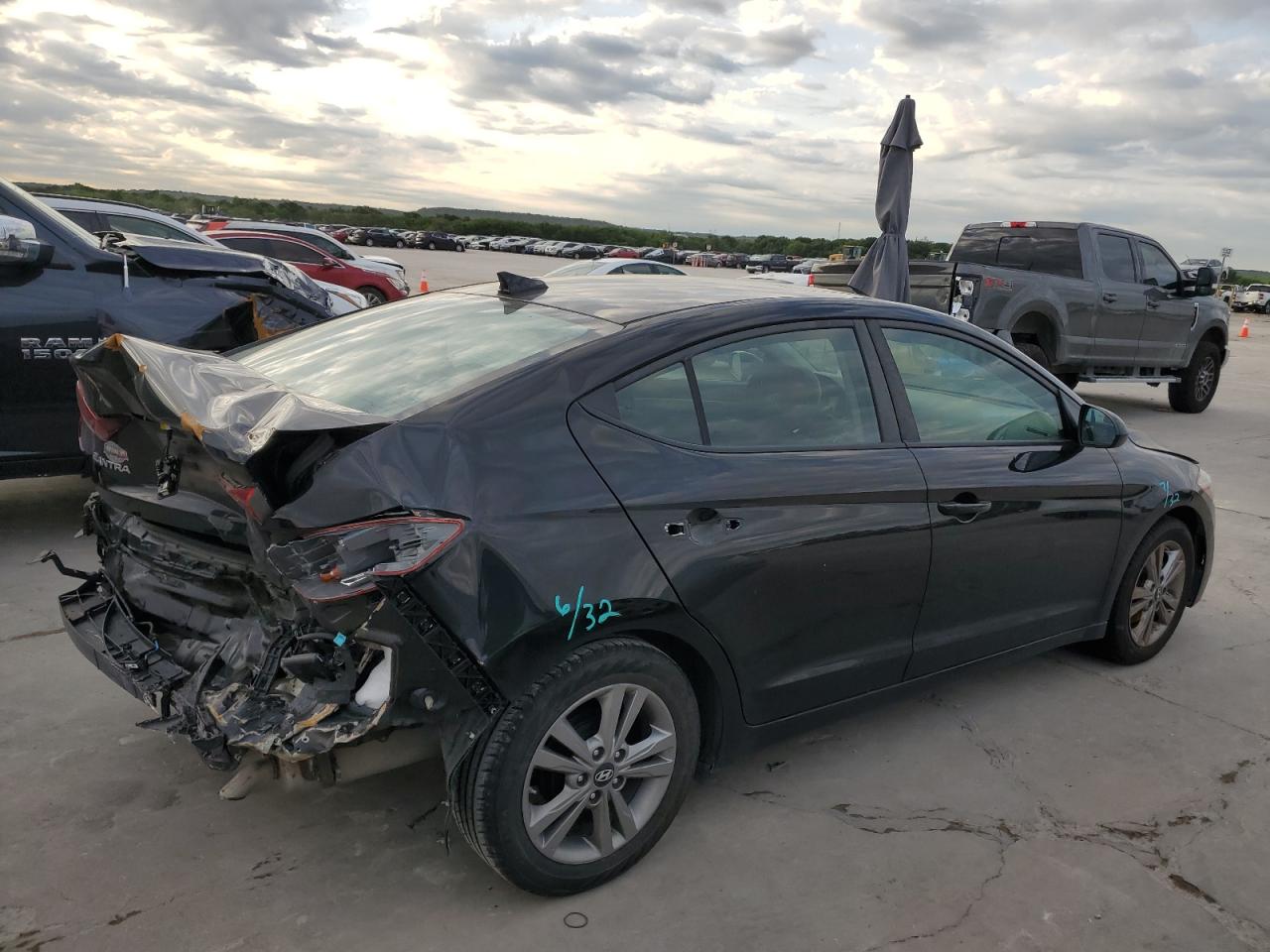 KMHD84LF8HU341468 2017 Hyundai Elantra Se