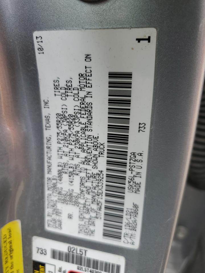 5TFAW5F15EX339254 2014 Toyota Tundra Crewmax Platinum