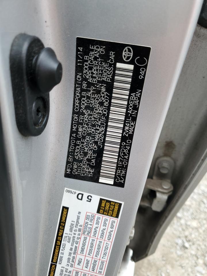 JTDZN3EU1FJ018077 2015 Toyota Prius V