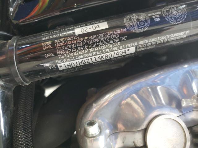 2004 HARLEY-DAVIDSON VRSCB 1HD1HBZ114K807494