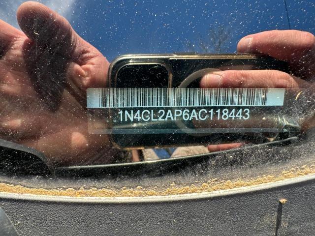 2010 Nissan Altima Hybrid VIN: 1N4CL2AP6AC118443 Lot: 54180754