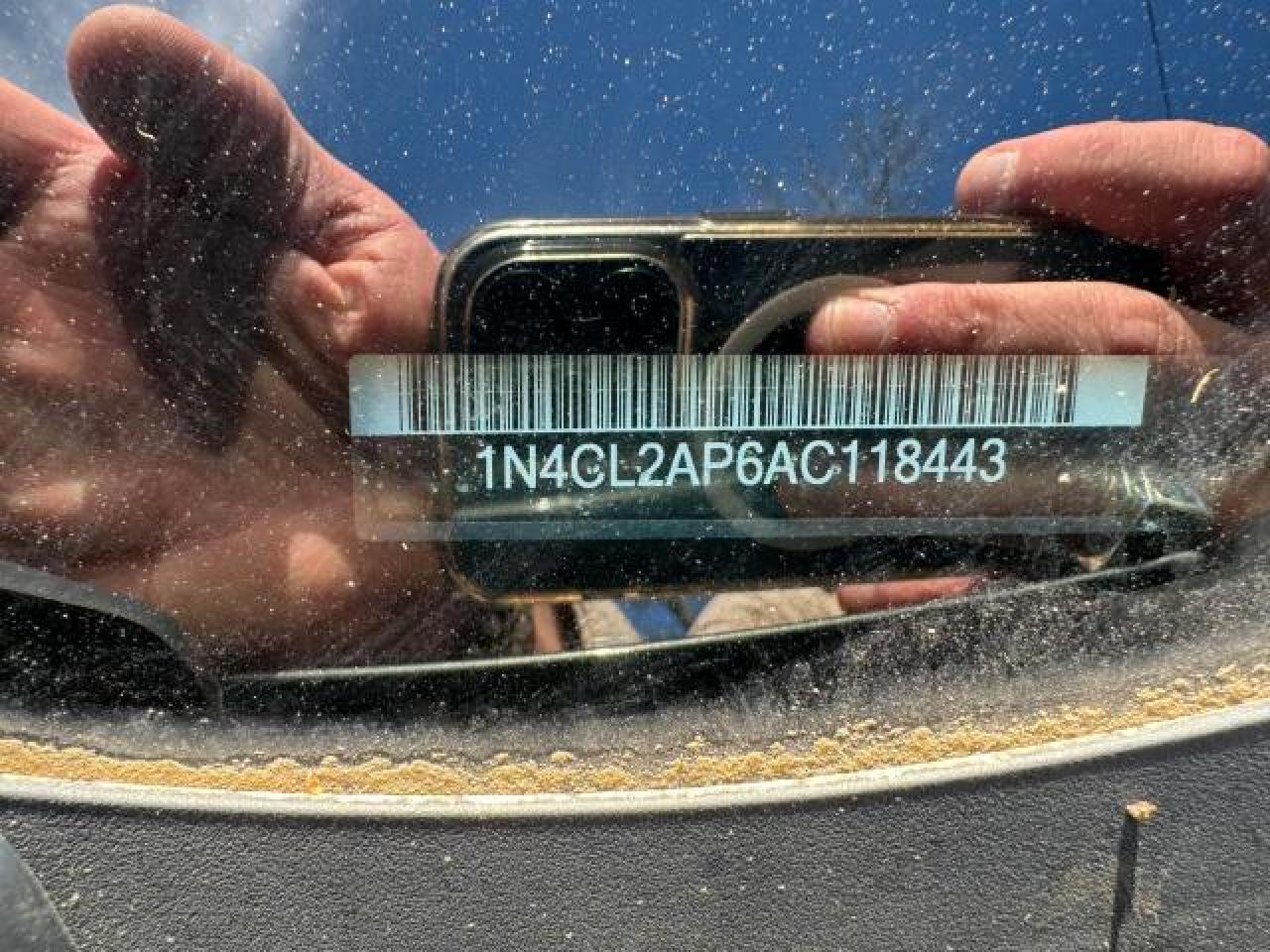 1N4CL2AP6AC118443 2010 Nissan Altima Hybrid