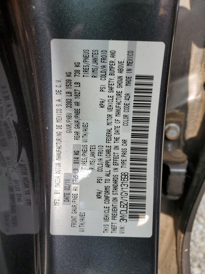 3MYDLBZV1GY131698 2016 Toyota Scion Ia