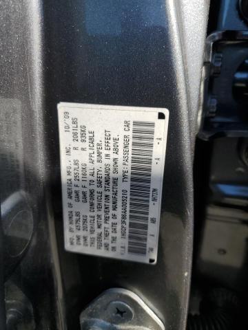 2010 Honda Accord Exl VIN: 1HGCP3F86AA005210 Lot: 53629214