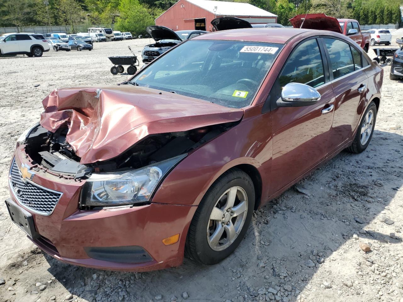 1G1PC5SB2D7113892 2013 Chevrolet Cruze Lt