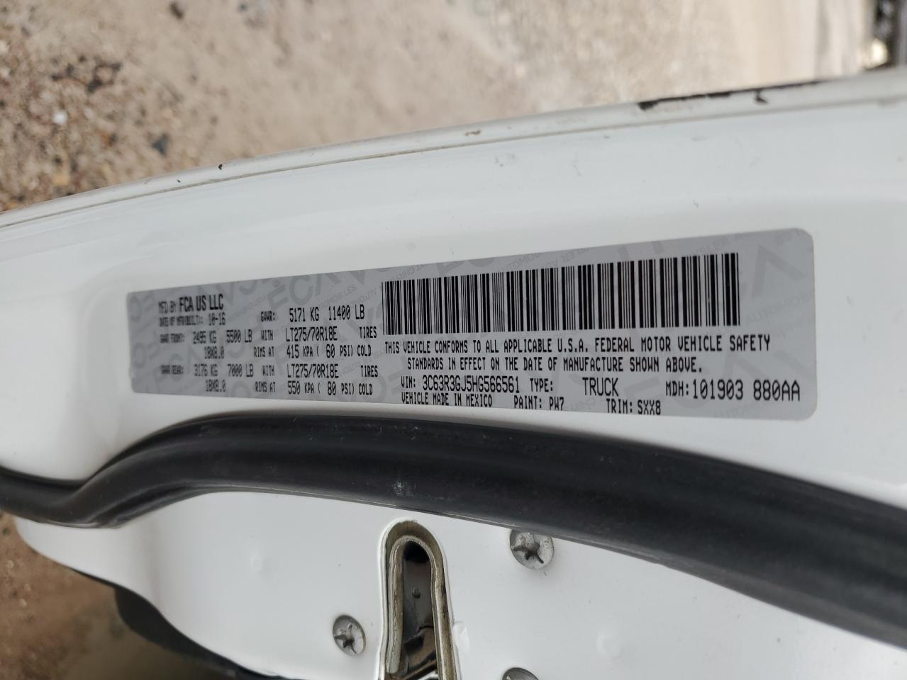 3C63R3GJ5HG566561 2017 Ram 3500 St