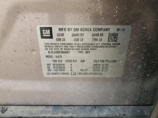 2015 Buick Encore VIN: KL4CJASB5FB048051 Lot: 55724604