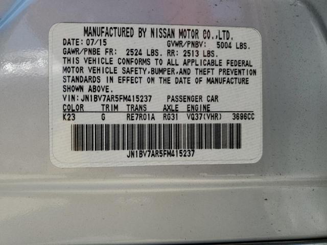 2015 Infiniti Q50 Base VIN: JN1BV7AR5FM415237 Lot: 54672154