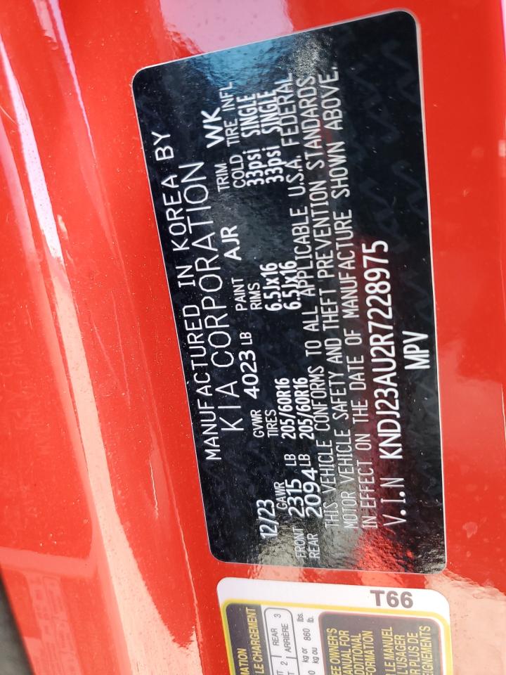 KNDJ23AU2R7228975 2024 Kia Soul Lx