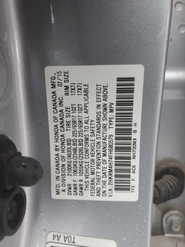 2HKRM4H74FH680579 2015 Honda Cr-V Exl