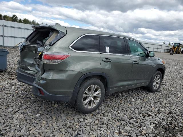 Vin: 5tdbkrfh3fs181167, lot: 54179704, toyota highlander le 20153