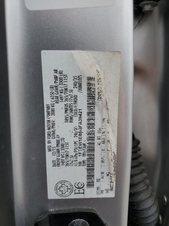 1FTEW1E88GFA39421 2016 Ford F150 Supercrew