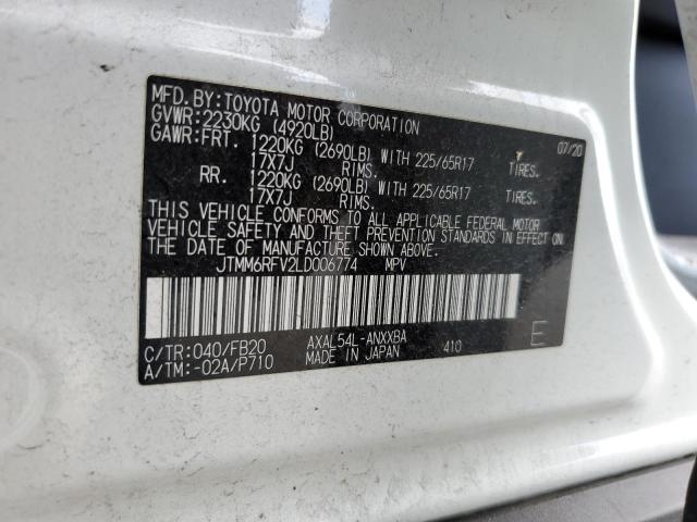 2020 Toyota Rav4 Le VIN: JTMM6RFV2LD006774 Lot: 54701754