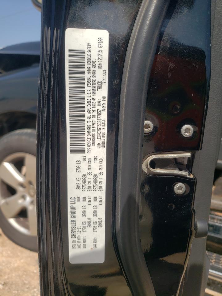 1C6RD7GT5CS177857 2012 Dodge Ram 1500 Slt