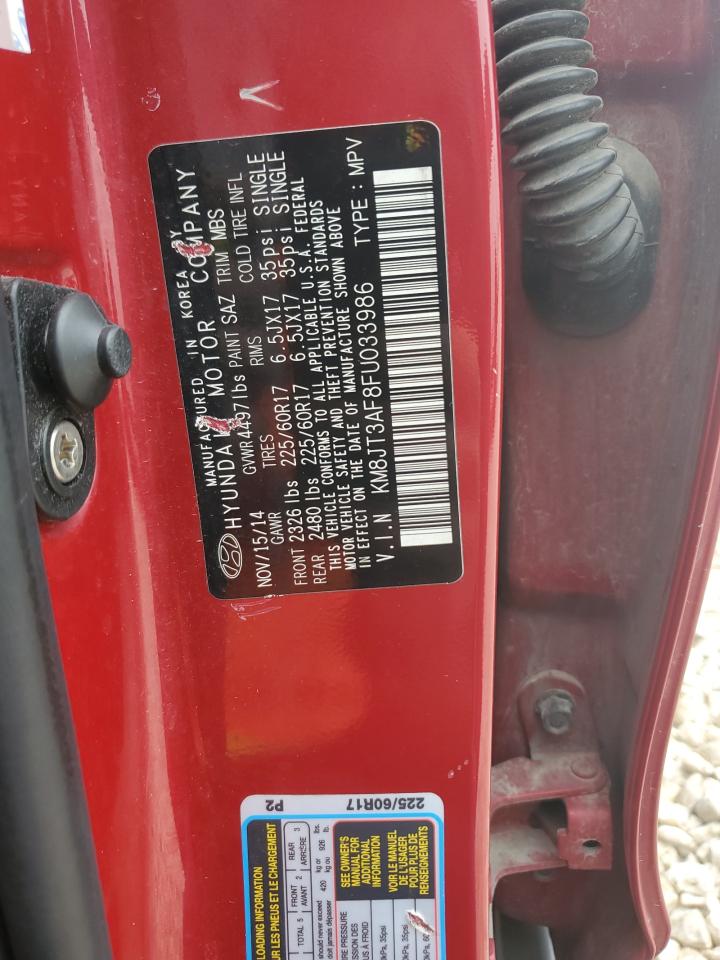 KM8JT3AF8FU033986 2015 Hyundai Tucson Gls