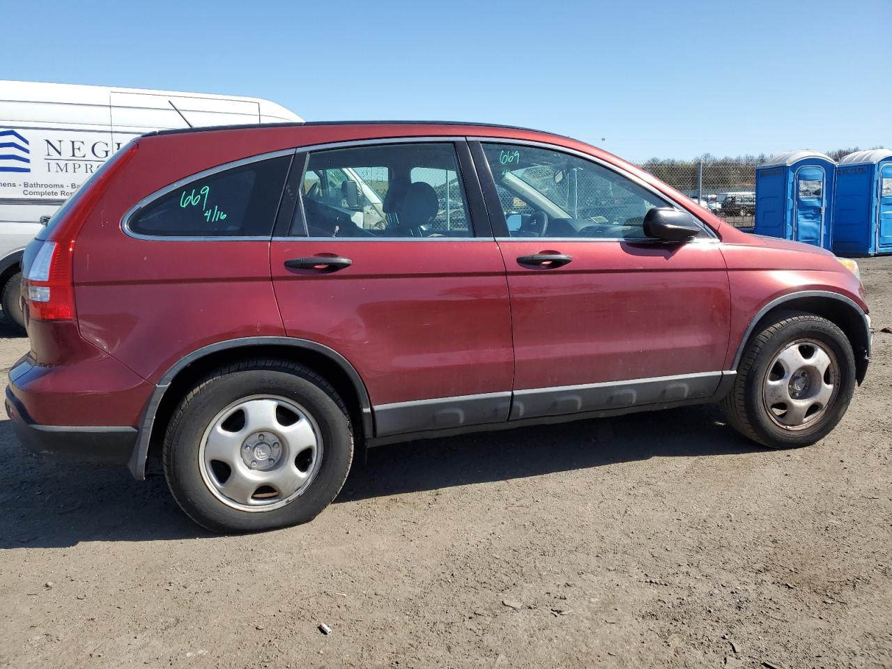 JHLRE48328C006961 2008 Honda Cr-V Lx