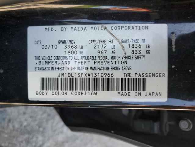 2010 Mazda 3 I VIN: JM1BL1SFXA1310966 Lot: 54889114