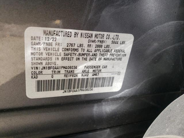 2023 NISSAN ARIYA VENT JN1BF0AA1PM406034