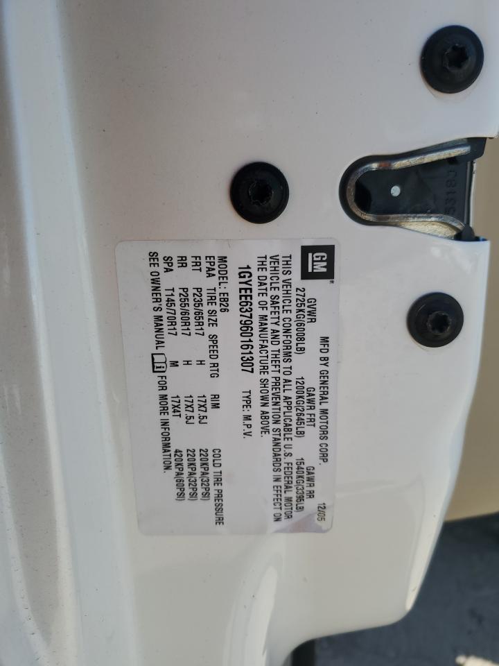 1GYEE637960161307 2006 Cadillac Srx