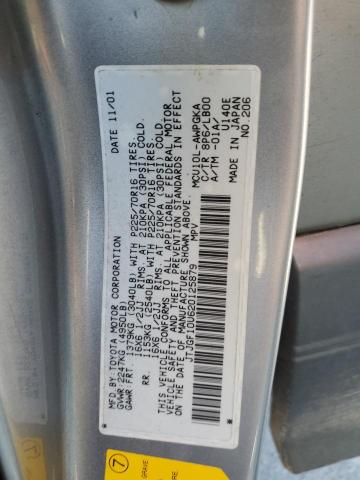 2002 Lexus Rx 300 VIN: JTJGF10U620125879 Lot: 55899994