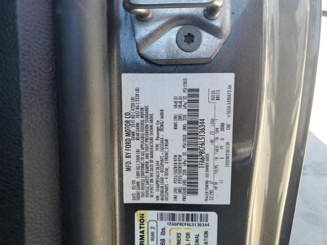 2020 Ford Mustang Gt VIN: 1FA6P8CF6L5136344 Lot: 54750444