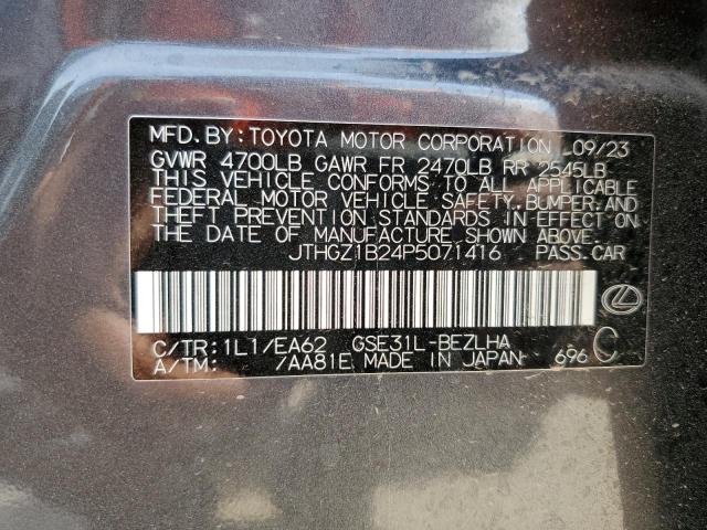 2023 LEXUS IS 350 F S - JTHGZ1B24P5071416