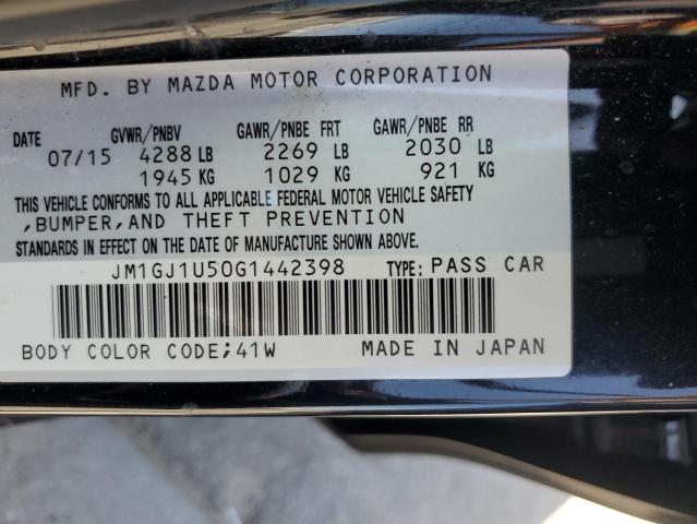 2016 Mazda 6 Sport VIN: JM1GJ1U50G1442398 Lot: 46150464