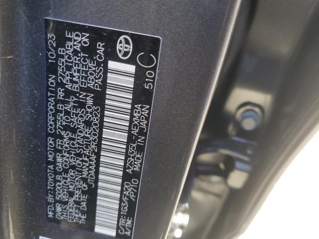 JTDAAAAF2R3020823 2024 Toyota Crown Xle