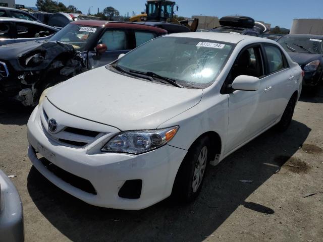 TOYOTA COROLLA BA 2011 white sedan 4d gas JTDBU4EEXB9151452 photo #1