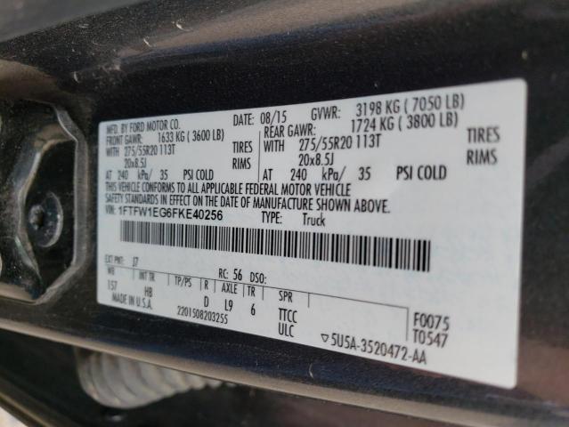 1FTFW1EG6FKE40256 2015 FORD F-150 - Image 12