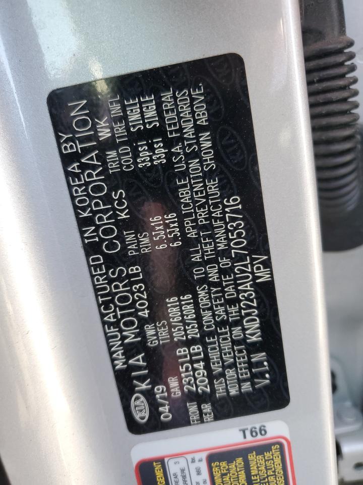 KNDJ23AU2L7053716 2020 Kia Soul Lx